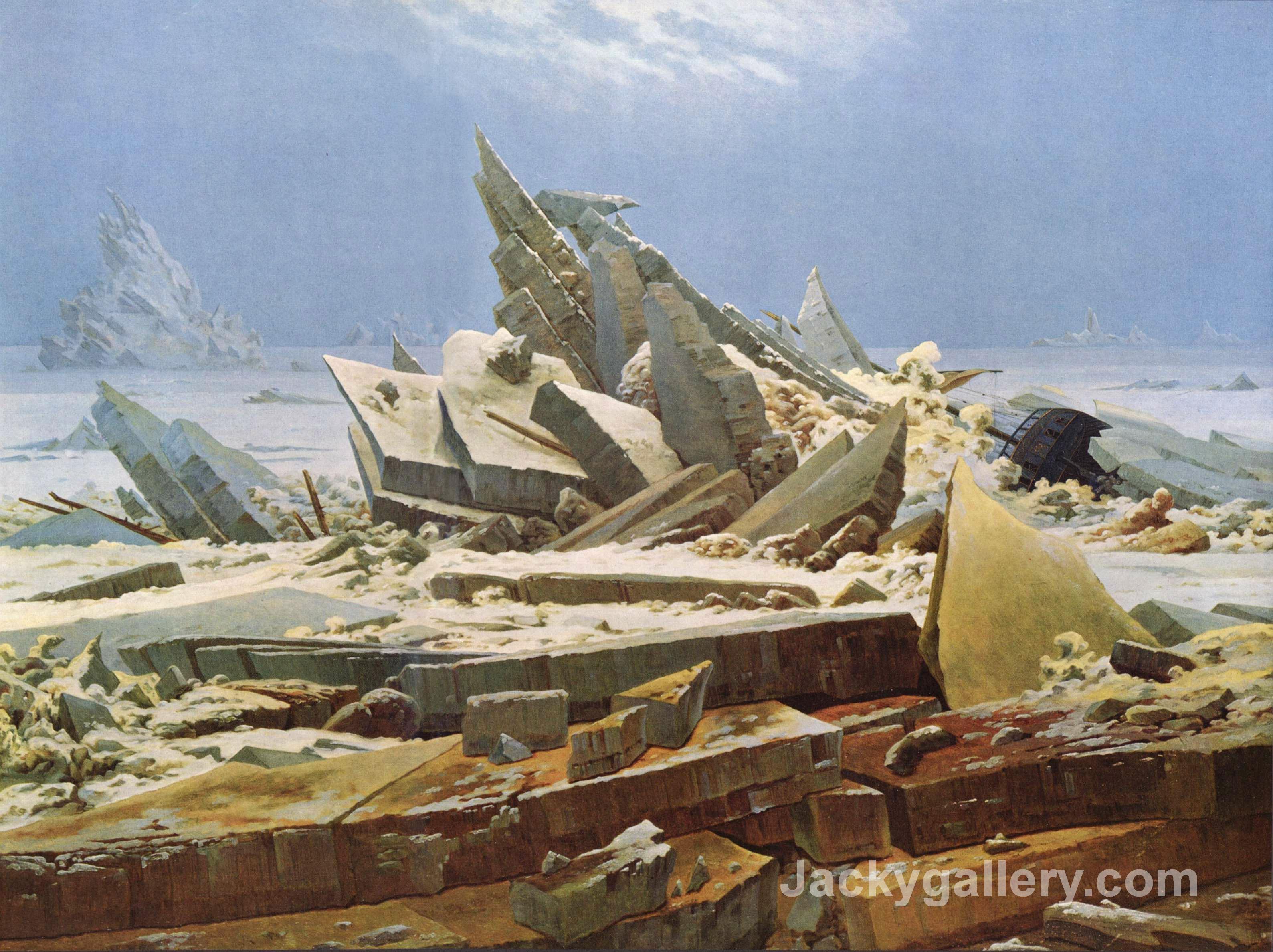 The Sea of Ice by Caspar David Friedrich paintings reproduction